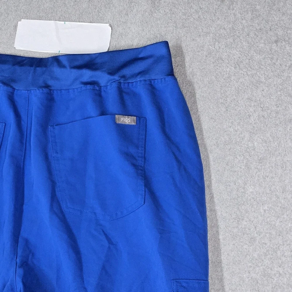 FIGS Women Scrub Pants XL/T Blue Cargo Zamora Technical Collection